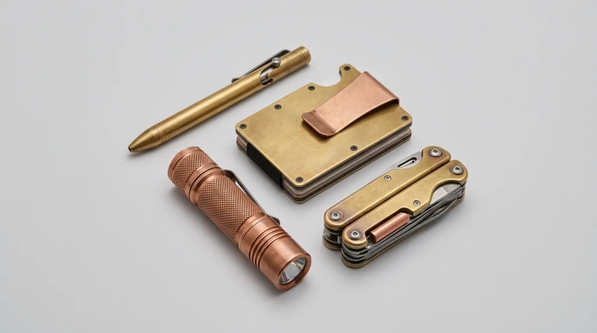 Brass and Copper EDC: Patina and Practicality