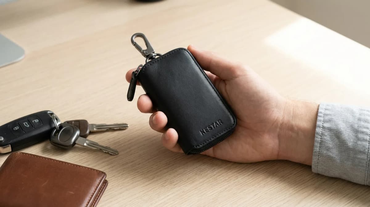 KESTAR keychain in use context