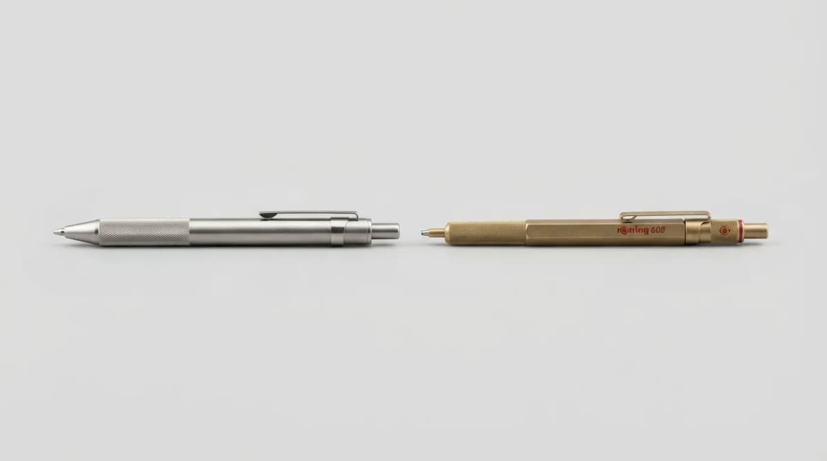 Zebra F-701 vs Rotring 600 (2026): Which EDC Pen?