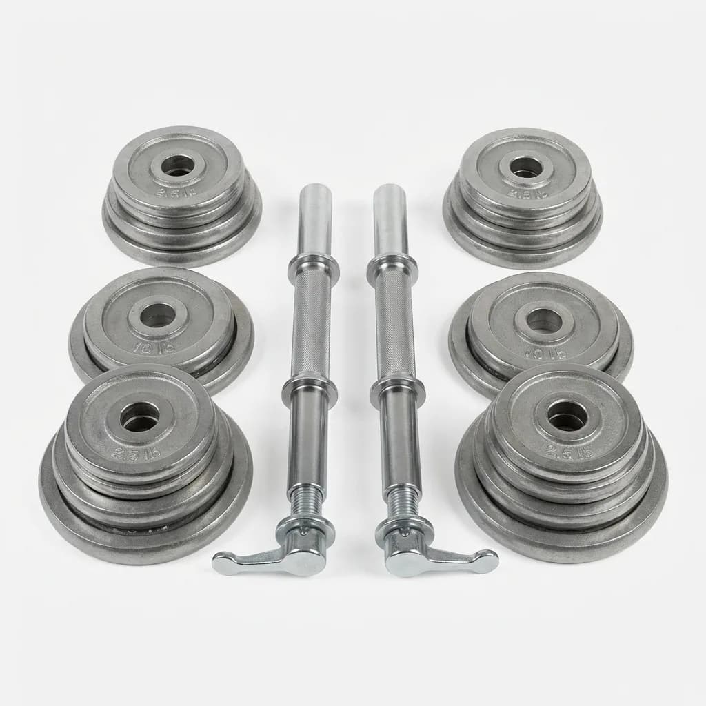 Ironmaster Quick-Lock Adjustable Dumbbells (45 lb Set)