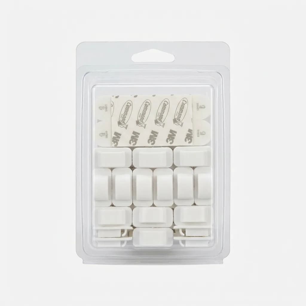 3M Adhesive Cable Clips 20-Pack