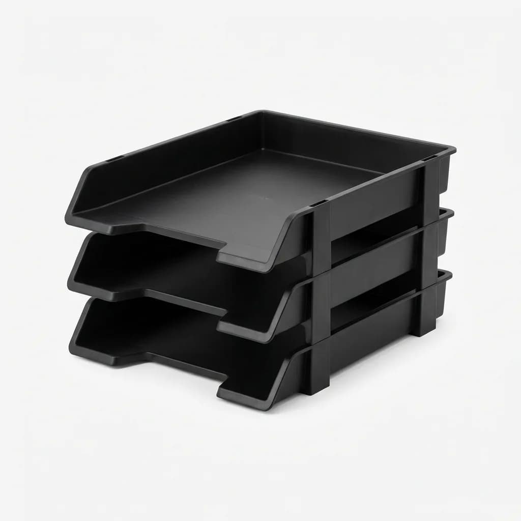CAXXA 3-Tier Stackable Letter Tray