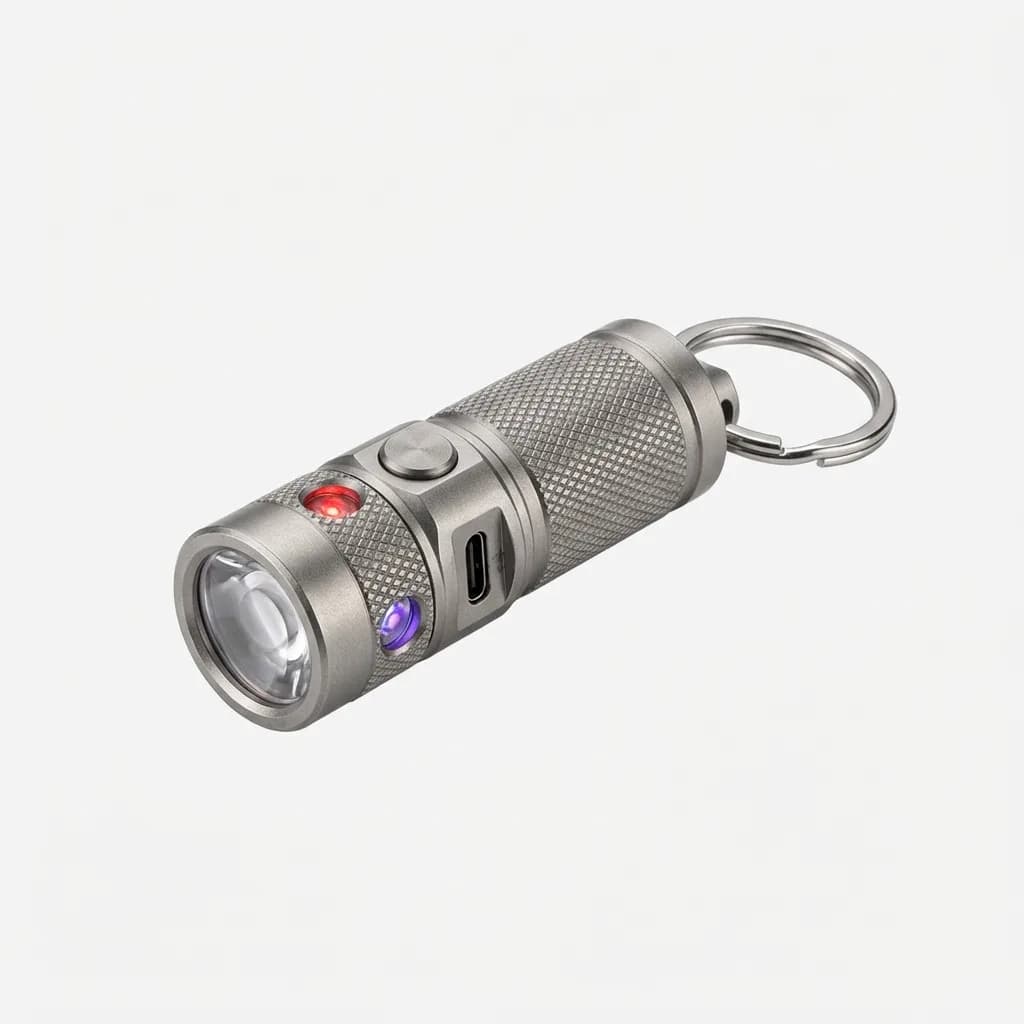 Rovyvon A8 Rechargeable Keychain Flashlight