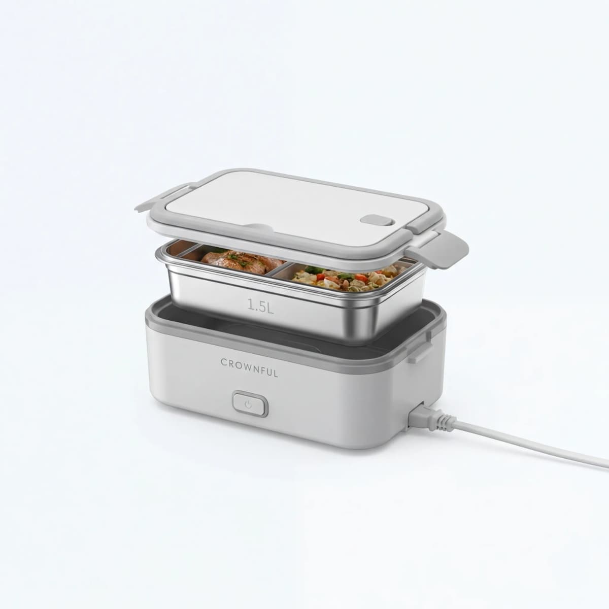 CROWNFUL Electric Lunch Box