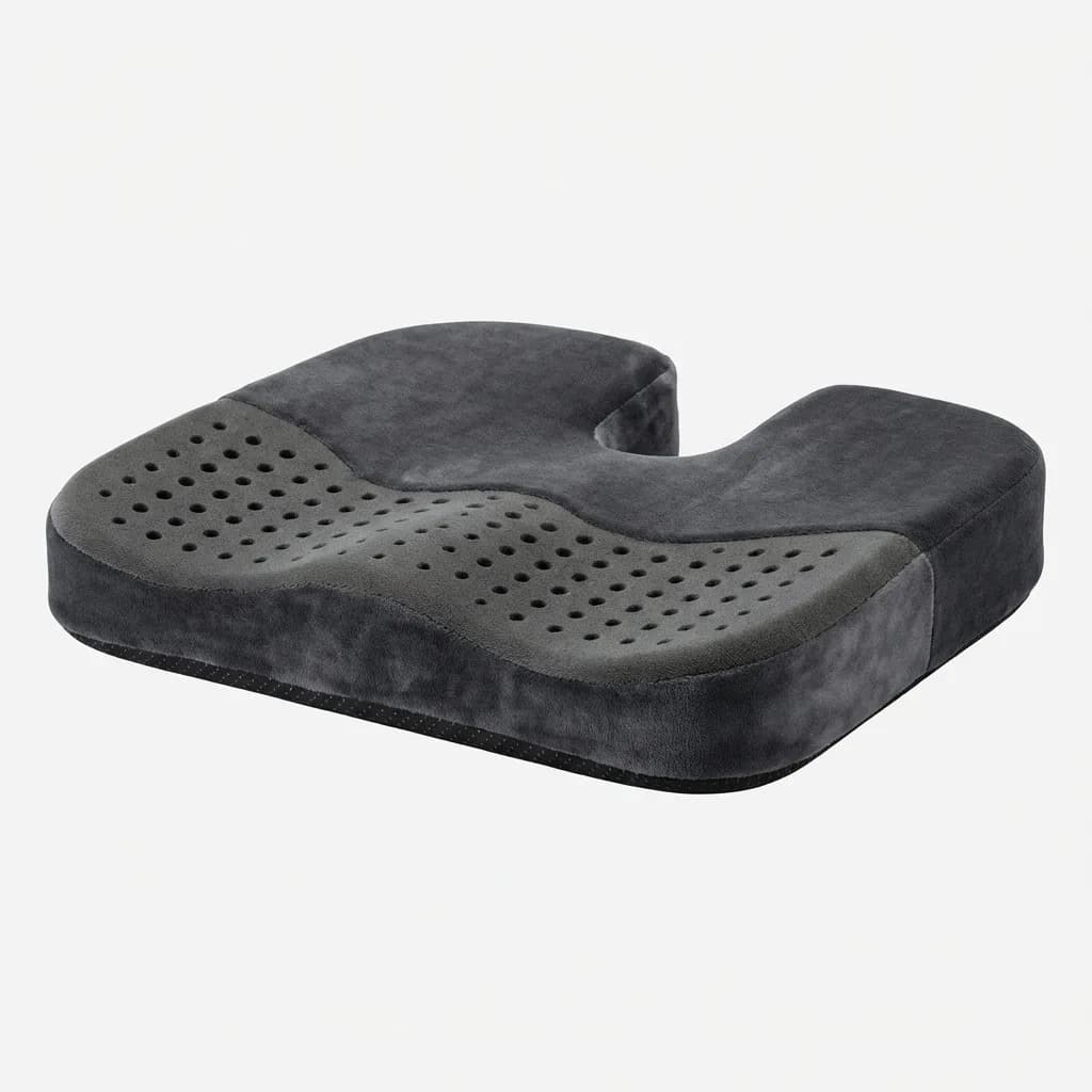 Xtreme Comforts Seat Cushion Coccyx Orthopedic Memory Foam