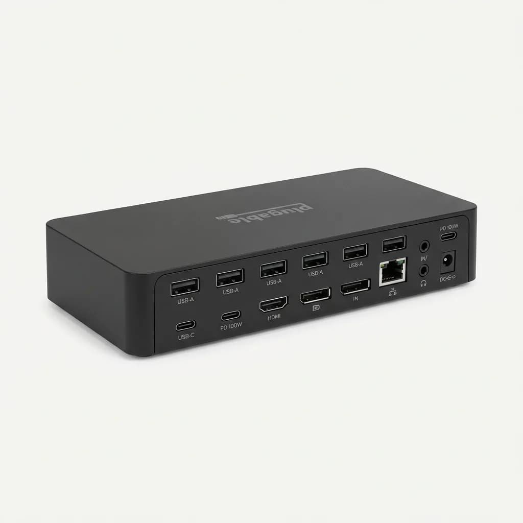 Plugable USB-C Triple Display Docking Station (UD-ULTC4K)