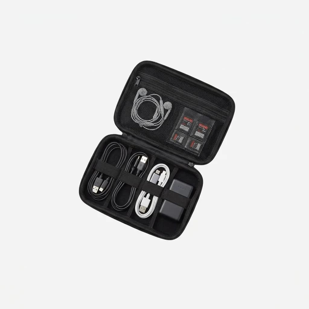 Amazon Basics Electronics Travel Organizer