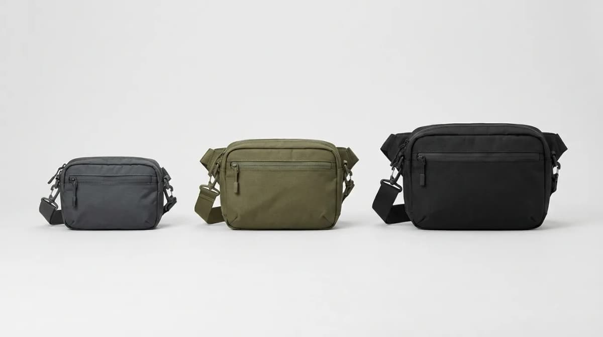 EDC Sling Bag Loadouts by Liter Size