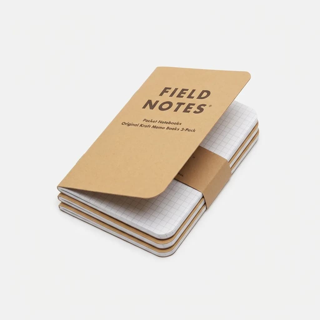 Field Notes Original Kraft Memo Books 3-Pack