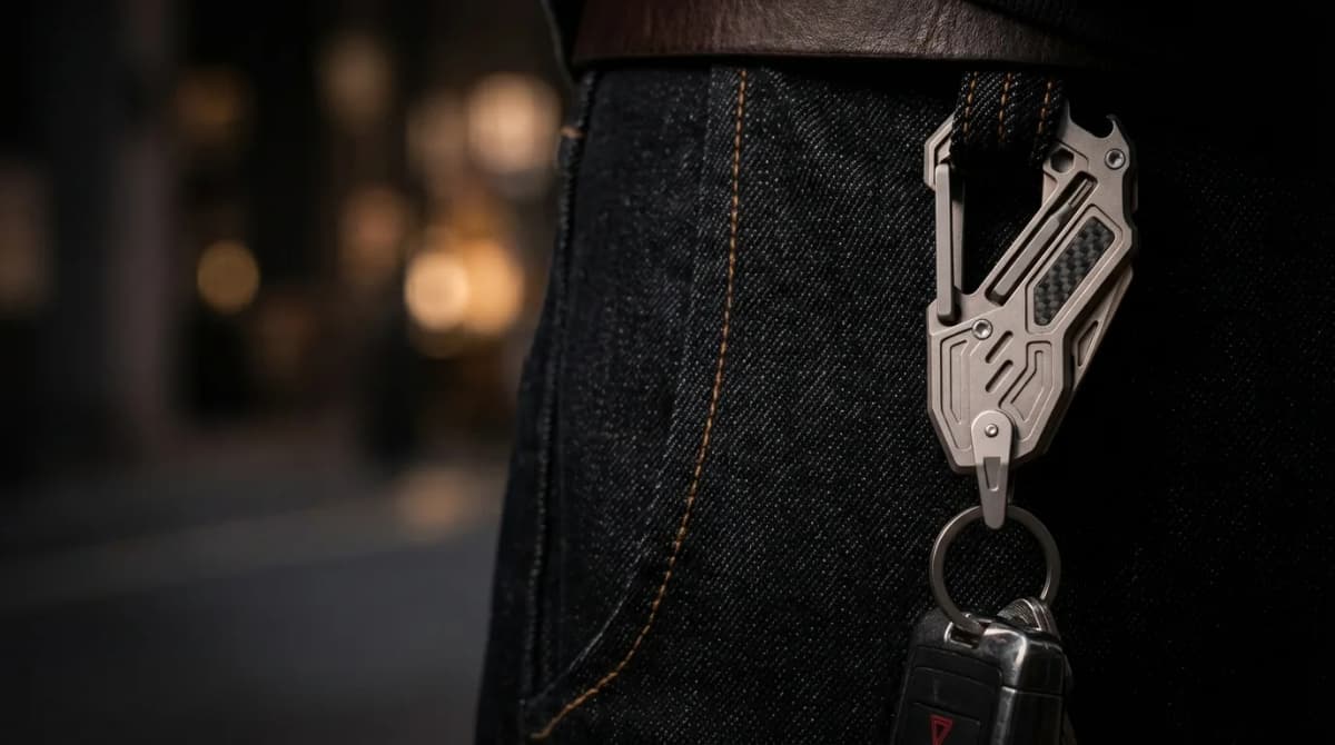 Edrin Titanium Carabiner Knife Review