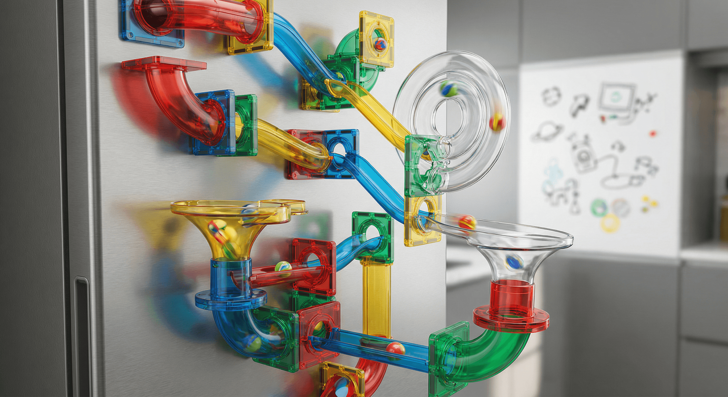 Makeway | Create Intricate Courses, Watch Your Marbles Soar