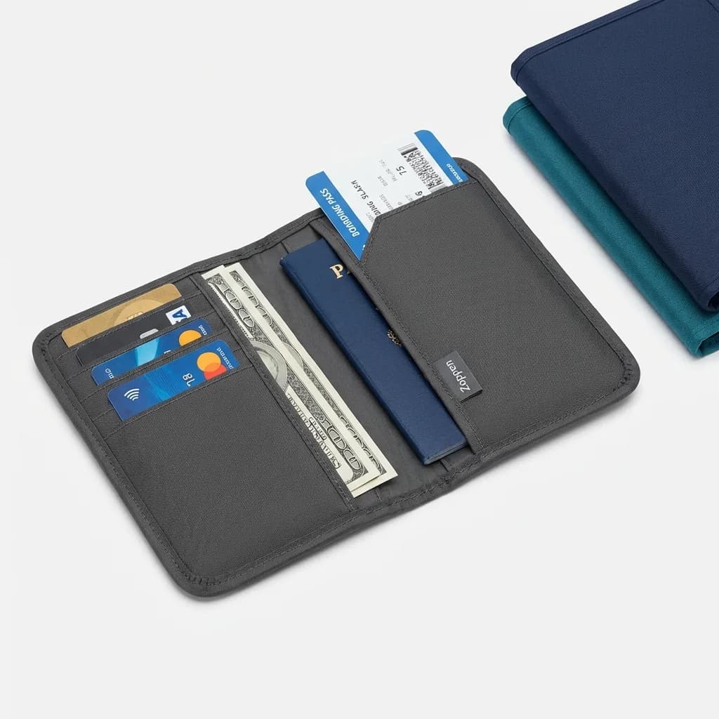 Zoppen RFID Travel Passport Wallet