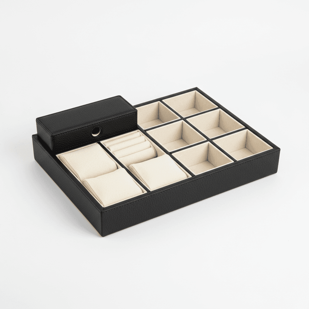 Decorebay Luxury Leather Valet Tray