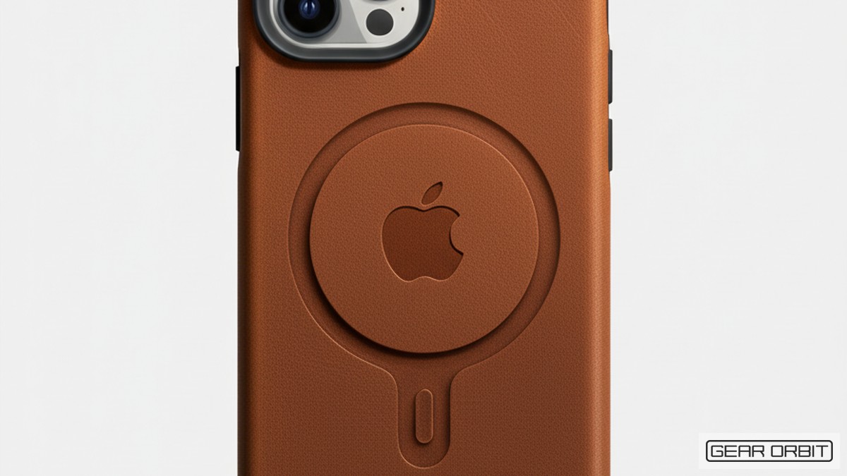 Nomad Modern Leather iPhone Case with MagSafe